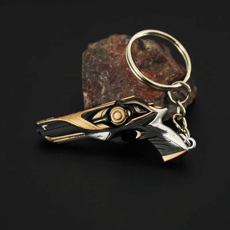 Valorant corpo a corpo reaver 2.0 karambit chaveiro para homem jogo periférico m4 samurai punhal modelo metal chaveiro pingente jóias presente
