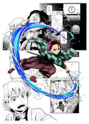 Quadro estilo manga Anime Demon Slayer