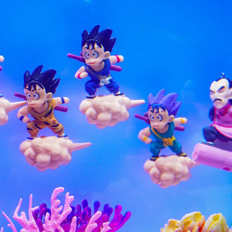 Goku Flutuante Aquário Anime Dragon Ball