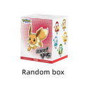 Action figure evolução da evee espeon, sylveon, glaceon, leafeon, vaporeon, umbreon, flareon Anime pokemon