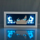 Light Box Led Papel 3D yoichi isagi Anime Blue Lock
