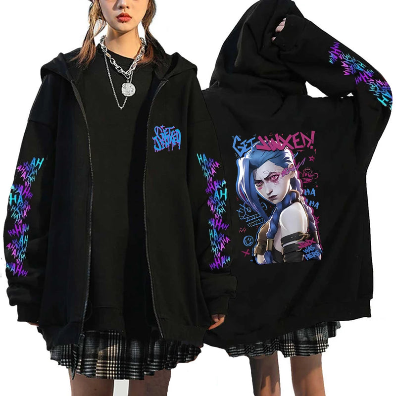 Moletom Jinx Anime Arcane