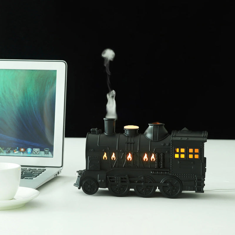 Trem Expresso Hogwarts Umidificador de Ar Névoa com Lâmpada LED, Difusor Aroma, Atomizador