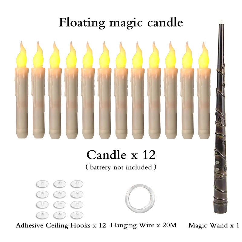 Vela flutuantes magico do harry potter