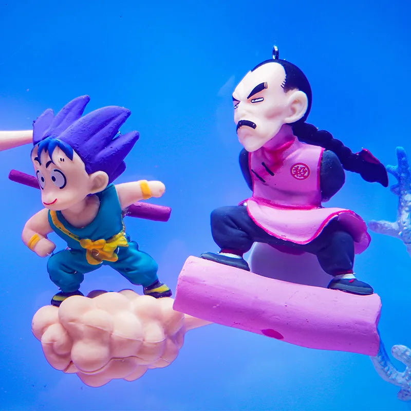 Goku Flutuante Aquário Anime Dragon Ball