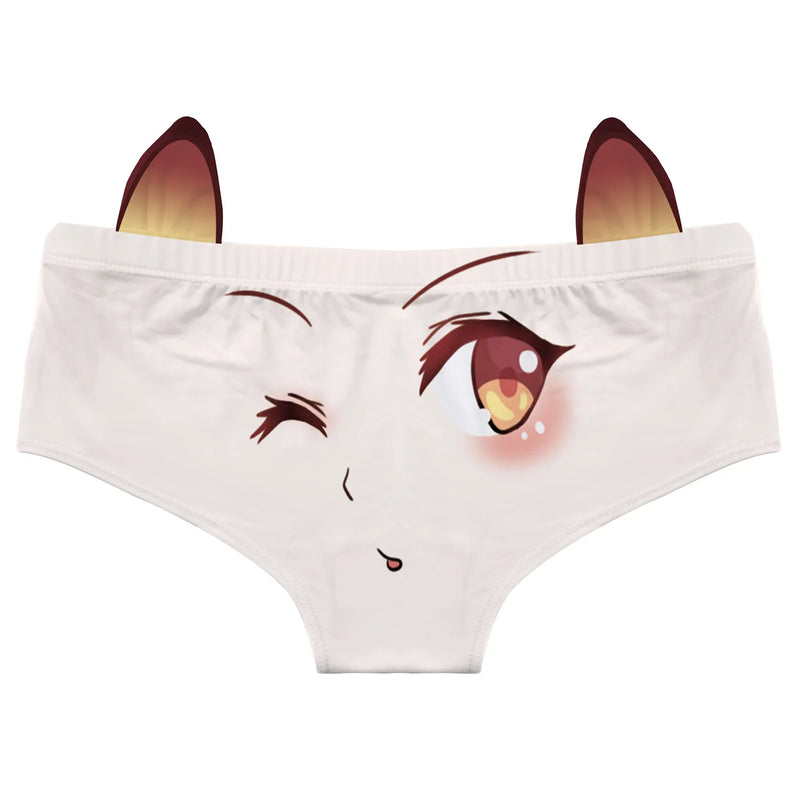 Calcinha gato kawaii