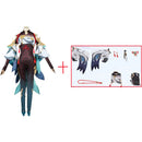 Cosplay Shenhe-Fato Feminino, Game Genshin Impact