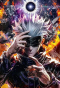 Japonês popular menino quadrinhos poster imprime fantasia escura escola batalha anime pintura em tela sala de estar menino decoração casa