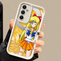 Capa Sailor Moon Tsukino Usagi Samsung Galaxy A56 A15 A16 A51 A73 A12 A13 A23 A35 A36 A53 A54 A26 A32 A34 A71