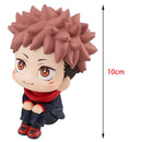 Action figure itadori yuji, gojo satori, fushiguro megumi, kugisaki anime jujutsu kaisen - 10 cm