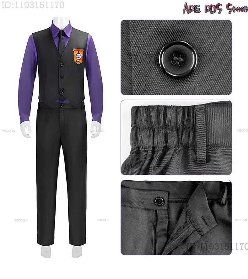 Cosplay Purple Guy GAME fnaf