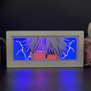 Light Box Led Papel 3D satoru gojo/ sukuna/ toji Anime jujutsu kaisen