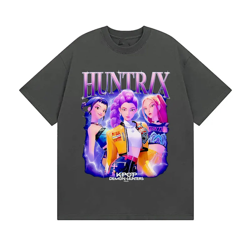 Camiseta Anime kpop huntrix Demon Hunters