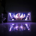 Luminária de luz em papel diversos anime