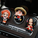 Action figure para carro aberturas de ar Anime One piece
