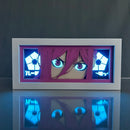 Light Box Led Papel 3D yoichi isagi Anime Blue Lock