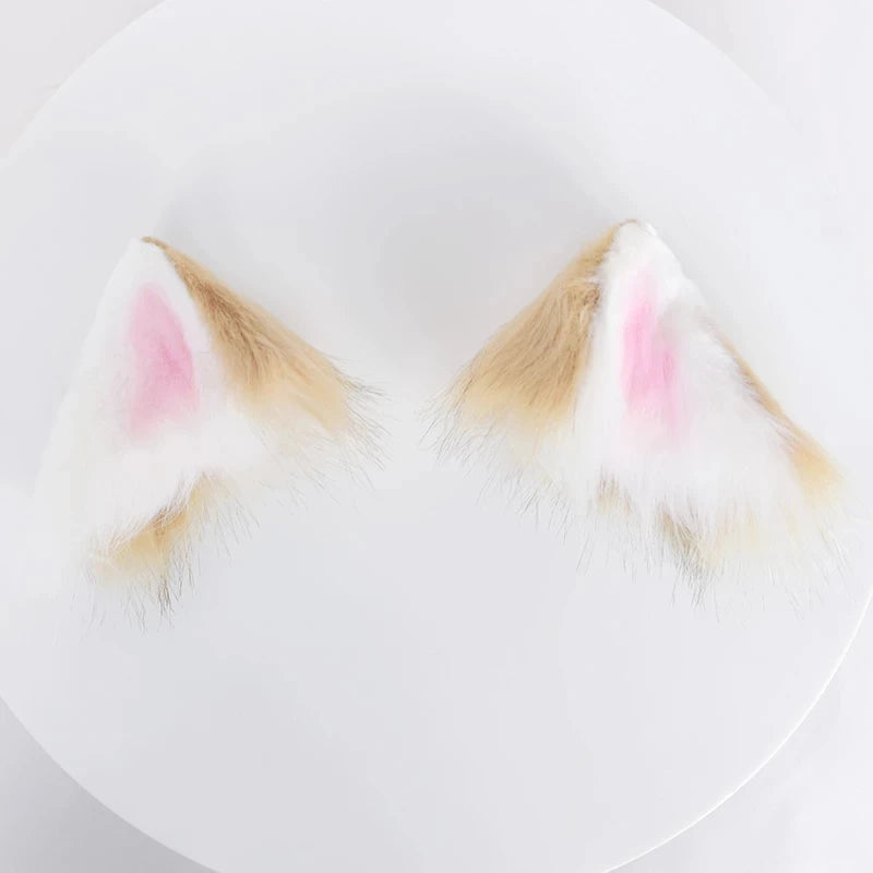 Peruca Gorou com orelhas Game Genshin Impact