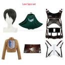 Cosplay Levi ackerman, mikasa,  eren, Hange Anime attack on titan