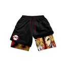 Shorts de compressão Anime Demon slayer