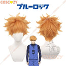 Peruca de Cosplay de  Bachira, Meguru, Hyoma, Chigiri, Nagi, Seishirou, Isagi, Yoichi, Mikage, Reo, Se, Itoshi, Kunigami Anime Blue Lock
