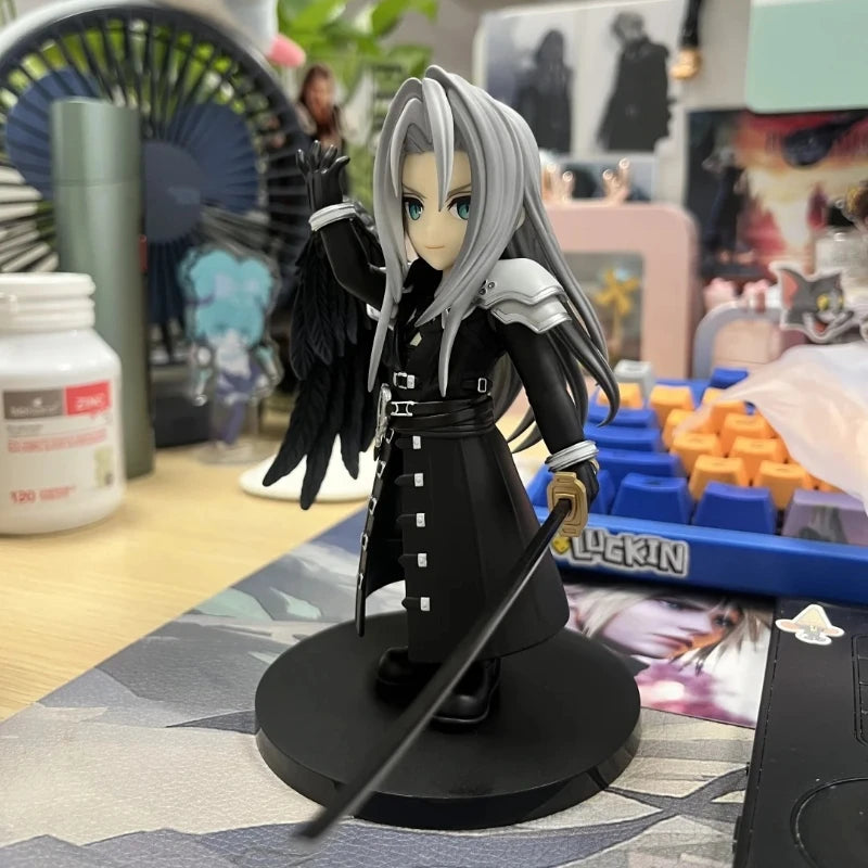 Em estoque original sehiroth se sehiroth série de arte fofa anime fiugre modelo decoração coleção brinquedos de mesa