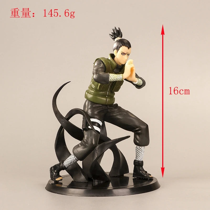 Action Figure Hatake Kakashi Nara Shikamaru Anime Naruto 16cm