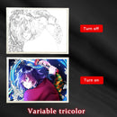 Quadro em led night Anime Demon Slayer :Kimetsu não Yaiba