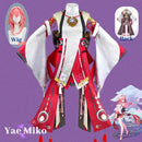 Cosplay Yae Miko Game Genshin Impact