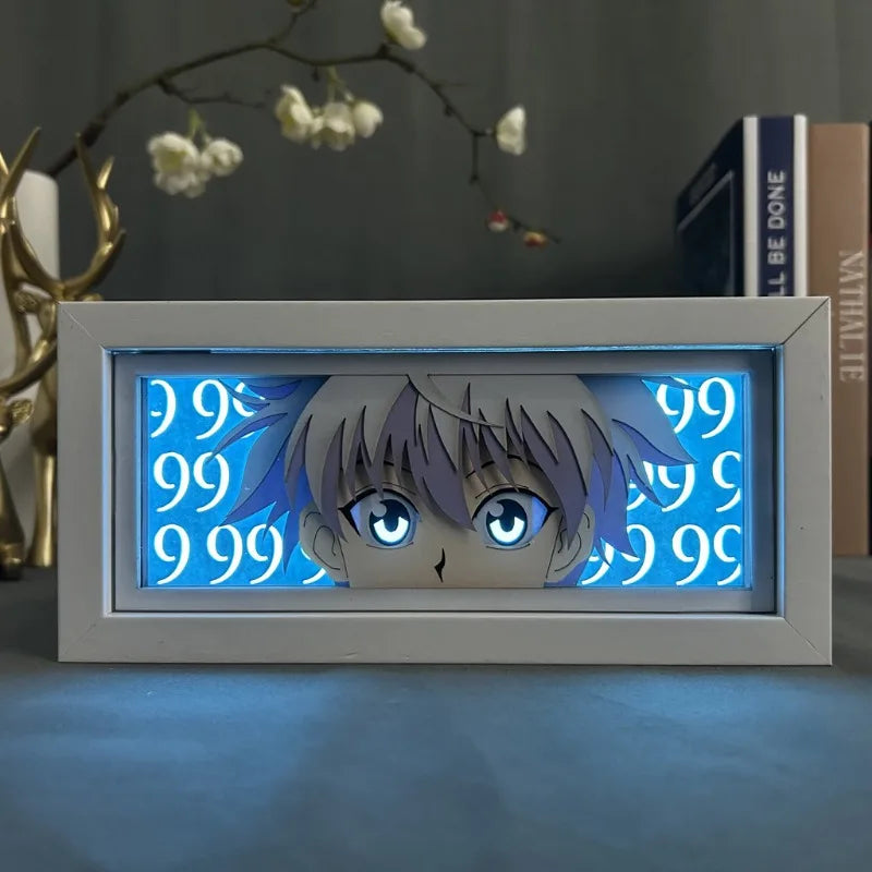 Light Box Led Papel 3D Killua Zordyeck Anime Hunter X Hunter
