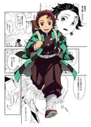 Quadro estilo manga Anime Demon Slayer