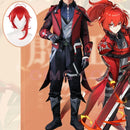 Cosplay Diluc Game Genshin Impact