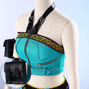 Sbluucosplay kpop huntrix zoey cosplay traje r qualidade bordado caçadores de demônios zoey peruca cosplay roupa de halloween