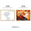 Quadro em led night Anime Demon Slayer :Kimetsu não Yaiba