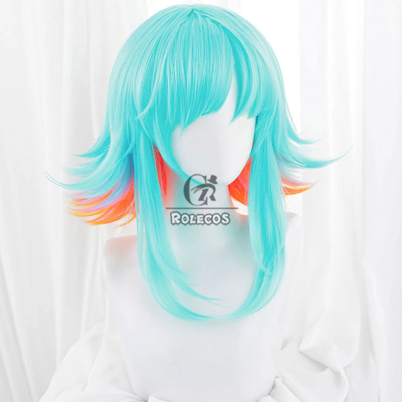 Peruca KDA Neeko Anime Arcane Game LOL, 50cm