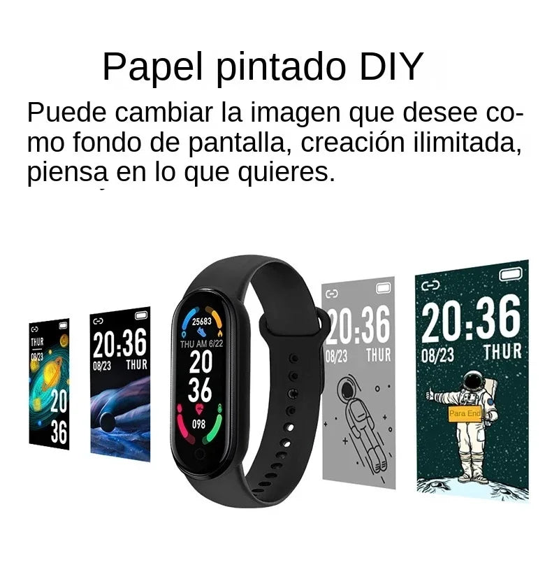 Relógio eletrônico, freqüência cardíaca, pressão, sangue, pedômetro, música e mario Anime Dragon Ball