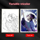 Quadro em led night Anime Demon Slayer :Kimetsu não Yaiba