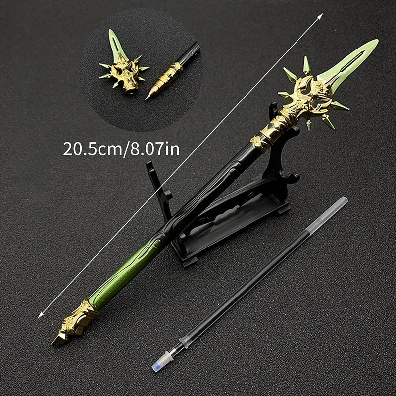 Caneta genshin impacto em metal