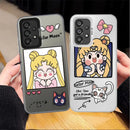Capa Sailor Moon Para samsung galaxy a51 a52 a72 a56 a04 a05 a30 a50 a54 a55 a10 a20 a06 a07 a71 a02 a03