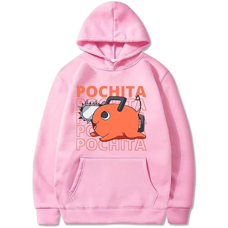 Moletom estilo canguru Pochita