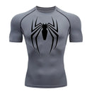 Camiseta Compressão masculina Homem Aranha de 2D
