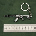 Valorant corpo a corpo reaver 2.0 karambit chaveiro para homem jogo periférico m4 samurai punhal modelo metal chaveiro pingente jóias presente