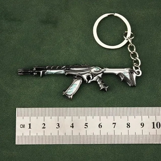 Valorant corpo a corpo reaver 2.0 karambit chaveiro para homem jogo periférico m4 samurai punhal modelo metal chaveiro pingente jóias presente