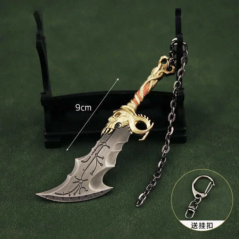 Chaveiro kratos lâminas de caos, olympus