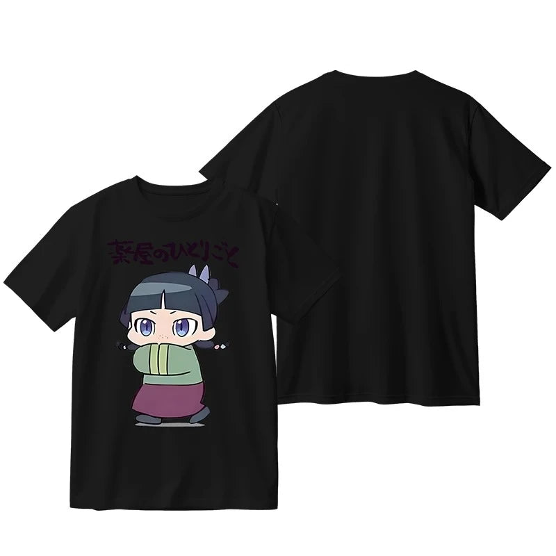 Verão anime o boticário diários oversized t camisa das mulheres dos homens o-pescoço manga curta engraçado tshirt maomao cosplay camisetas gráficas