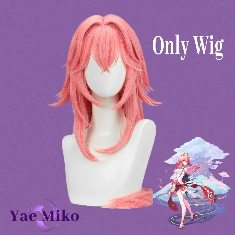 Cosplay Yae Miko Game Genshin Impact