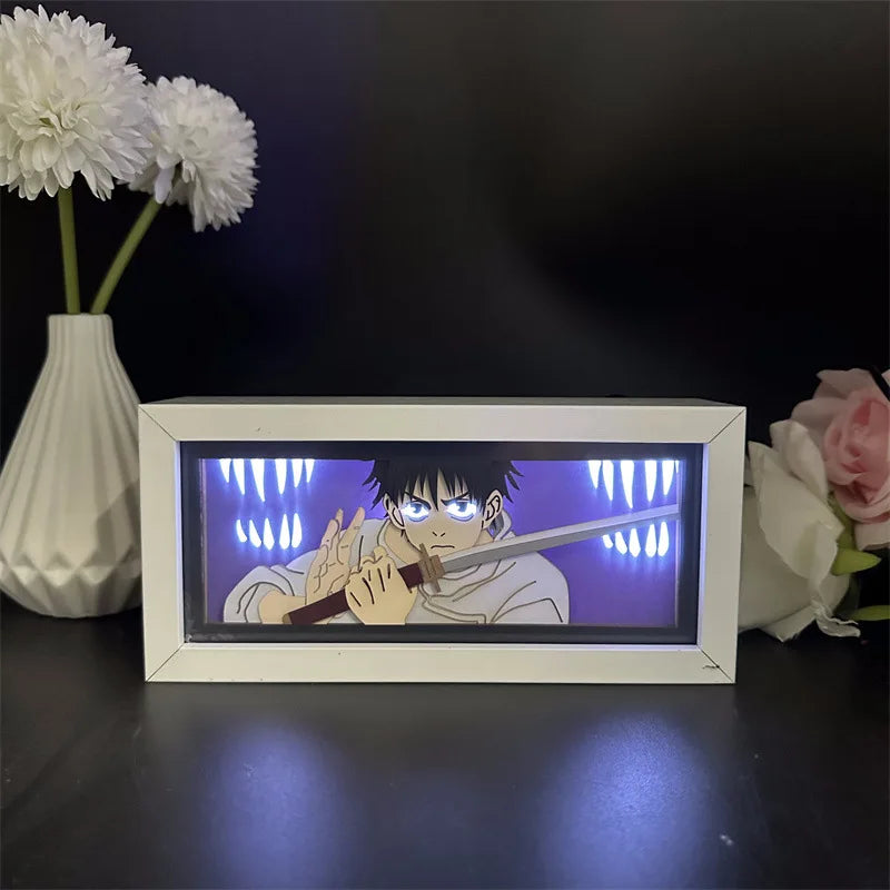 Light Box Led Papel 3D satoru gojo/ sukuna/ toji Anime jujutsu kaisen