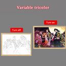 Quadro em led night Anime Demon Slayer :Kimetsu não Yaiba