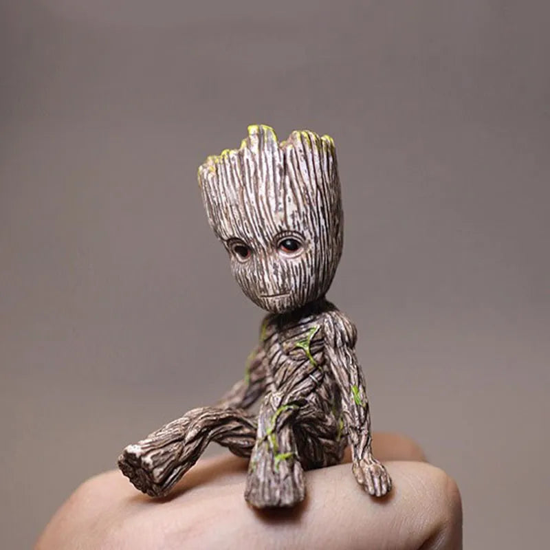 Action figure groot do guardiões da galáxia 6cm