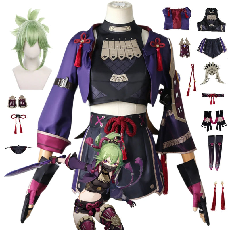 Cosplay Kuki Shinobu Anime Genshin Impact
