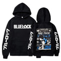 2025 anime azul bloqueio isagi yoichi impresso com capuz das mulheres dos homens mangá quente impresso hoodies streetwear harajuku